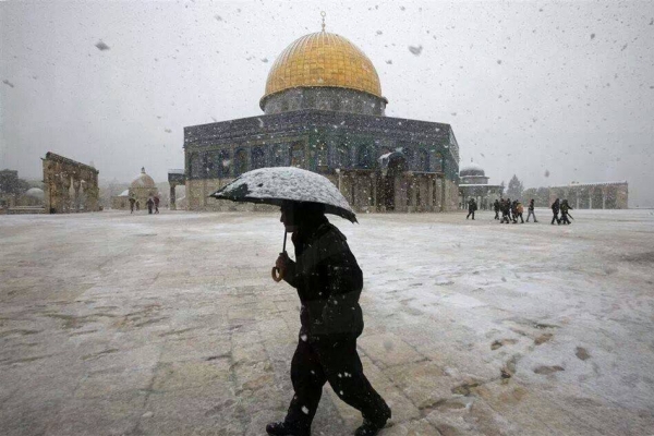 أمطار في مدينة القدس